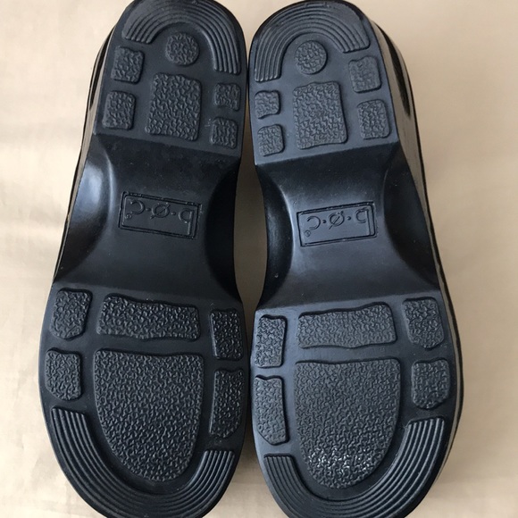 BOC B.O.C clogs mules black leather 6 shoes - Picture 8 of 8